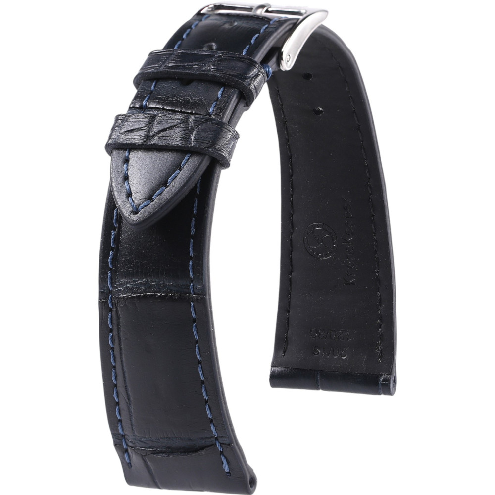 Alligator Leather Watch Strap - Felix - Kronokeeper - Midnight Blue