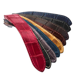 Alligator Leather Strap for Cartier Santos 100 XL – Classic or Chronograph