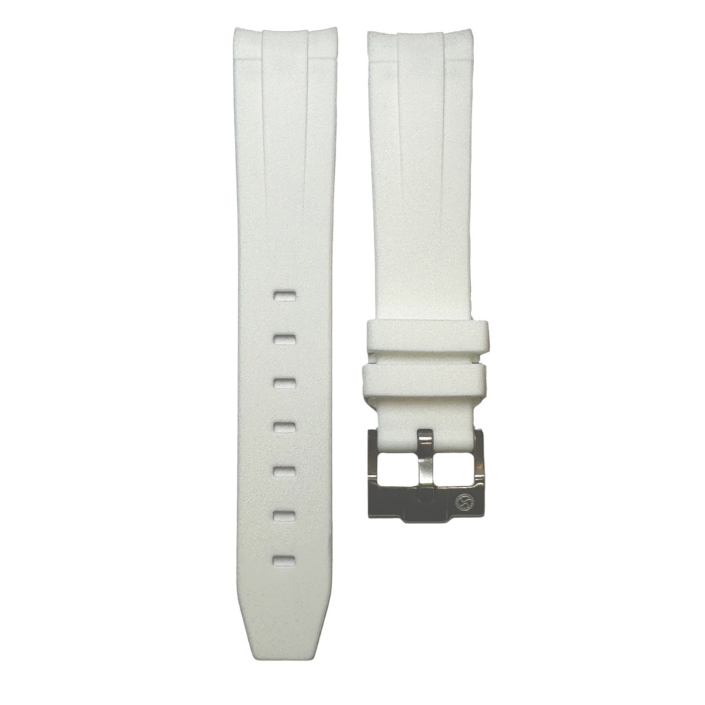 Rubber Strap for Omega MoonSwatch - Kronokeeper - White