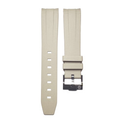 Rubberen band voor Omega MoonSwatch - Kronokeeper - Crème