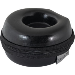 Étui rigide en imitation cuir brillant noir pour 1 montre