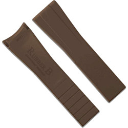 Rubber horlogeband M101 – Rubber B – Bruin