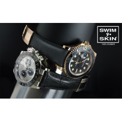 Rubber horlogeband – Ballistic SwimSkin M200 – Rubber B – Zwart