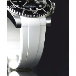 Rubber horlogeband M103 – Rubber B – Wit