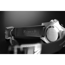 Bracelet en caoutchouc M103 – Rubber B – Noir ligne verte