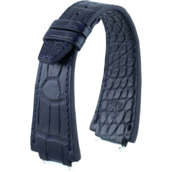 Alligator leather strap for Richard Mille – Navy Blue