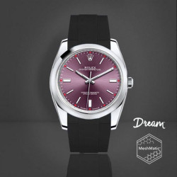 Rubber strap DM106 MeshMatic – Rubber B – Black