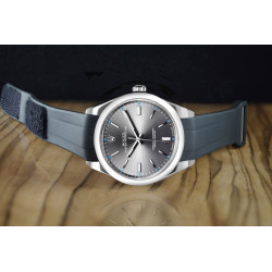 Bracelet en caoutchouc V113 Série Velcro – Rubber B – Noir