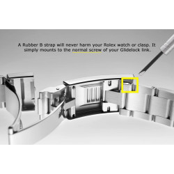 Bracelet en caoutchouc SK20 Alligator SwimSkin – Rubber B – Vert