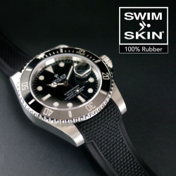 Bracelet en caoutchouc SK20 Ballistic SwimSkin – Rubber B – Noir