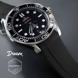 Rubber Strap DM106CD MeshMatic – Rubber B – Black