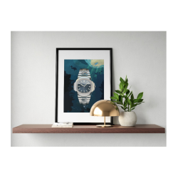50 shades of blue - 50x70cm - Watchoniste X MisterChrono kunstdruk