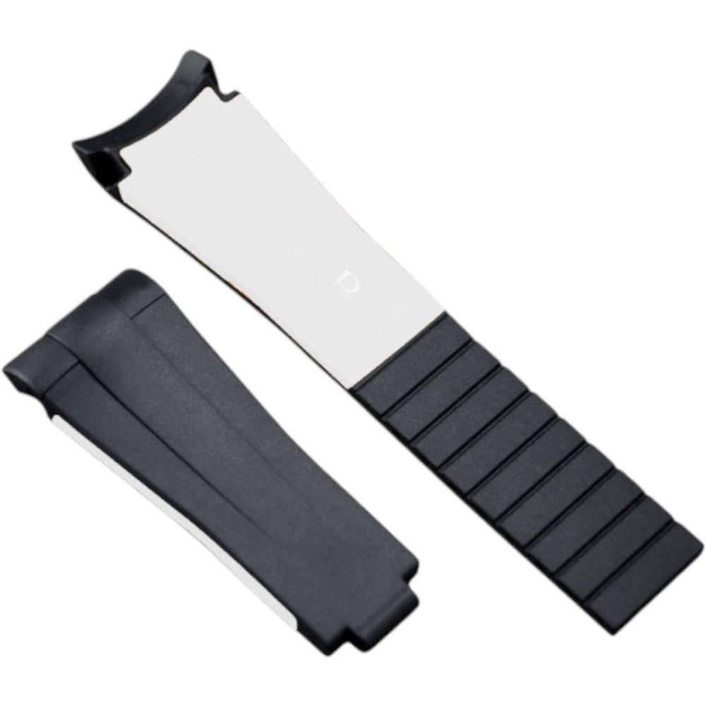 Bracelet en caoutchouc M300 - Rubber B - Noir et blanc