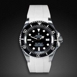 Rubber watch strap M207 – Rubber B – White
