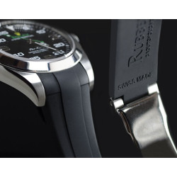 Horlogeband van rubber M115 – Rubber B – zwart