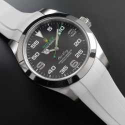 Bracelet en caoutchouc M115 – Rubber B – Blanc