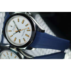 Bracelet en caoutchouc M115 – Rubber B – Bleu