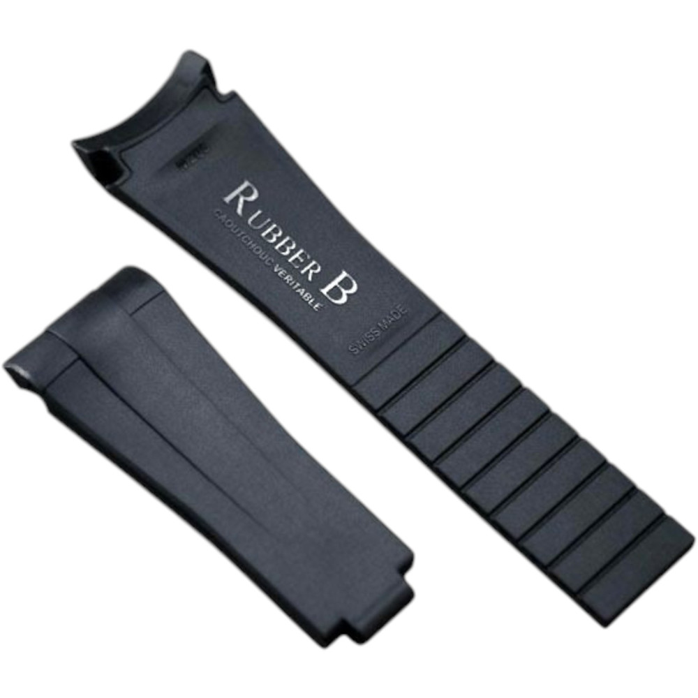 Horlogeband van rubber M215 – Rubber B – zwart