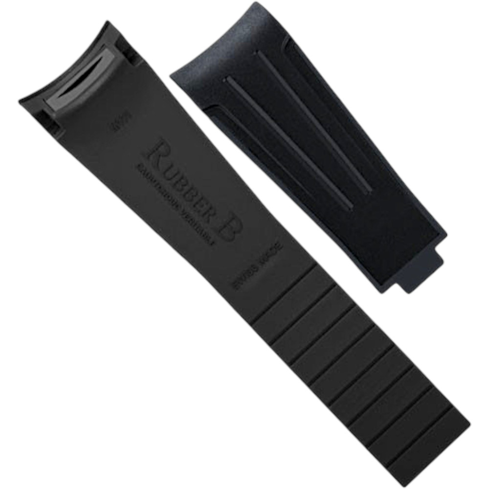Horlogeband van rubber M111 – Rubber B – zwart