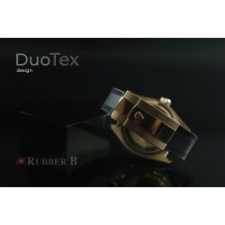 Horlogeband van rubber M222 – Rubber B – zwart