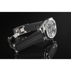 Rubber watch strap M222 – Rubber B – Black