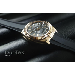 Rubber watch strap M222 – Rubber B – Black