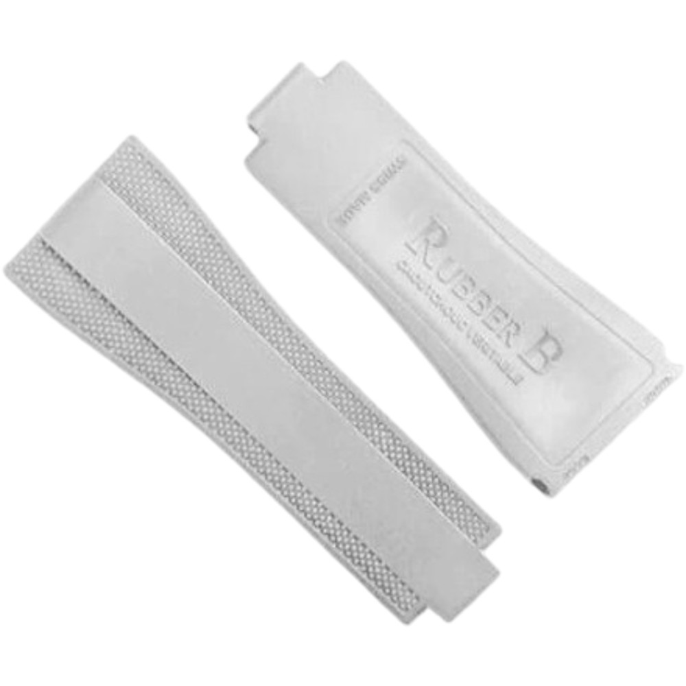 Rubber watch strap M222 – Rubber B – White
