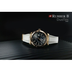 Horlogeband van rubber M222 – Rubber B – wit