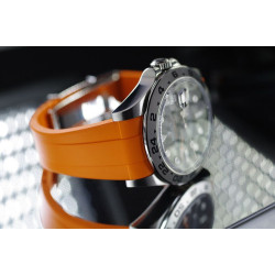 Rubber watch strap M105 – Rubber B – Orange