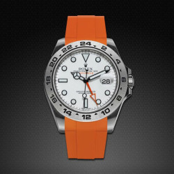 Rubber watch strap M105 – Rubber B – Orange