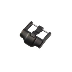 PVD black stainless steel pin buckle with wide tang – Kronokeeper