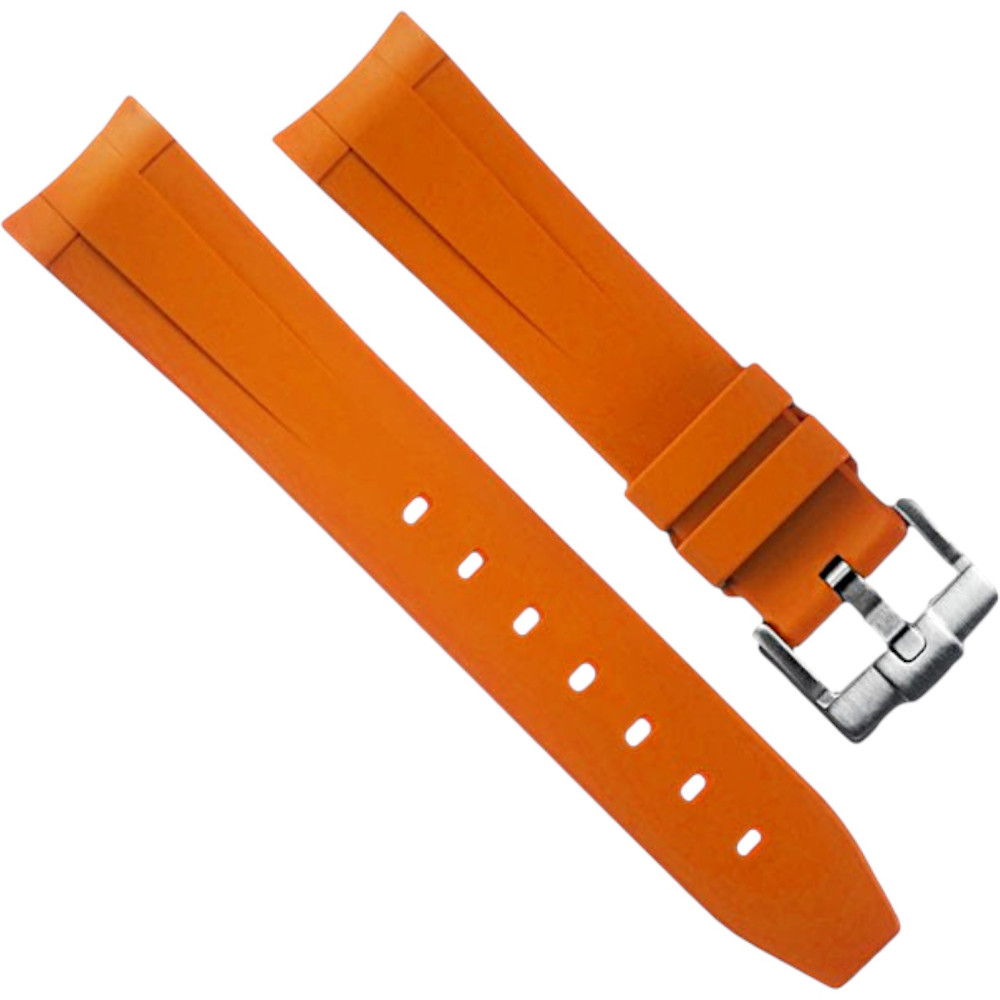 Rubber watch strap M225 – Rubber B – Orange