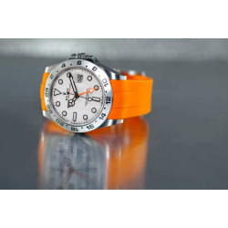 Bracelet en caoutchouc M225 – Rubber B – Orange