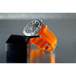 Horlogeband van rubber M225 – Rubber B – oranje