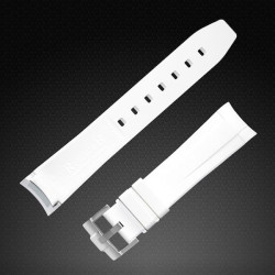 Horlogeband van rubber M225 – Rubber B – wit