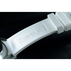 Horlogeband van rubber M225 – Rubber B – wit