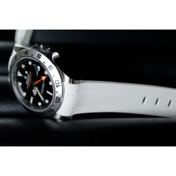 Rubber watch strap M225 – Rubber B – White