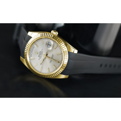 Horlogeband van rubber M141 – Rubber B – zwart