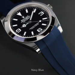 Horlogeband van rubber M141 – Rubber B – marineblauw