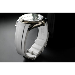 Rubber watch strap M236 – Rubber B – White