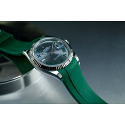 Horlogeband van rubber M236 – Rubber B – groen