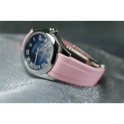Horlogeband van rubber M216 – Rubber B – roze