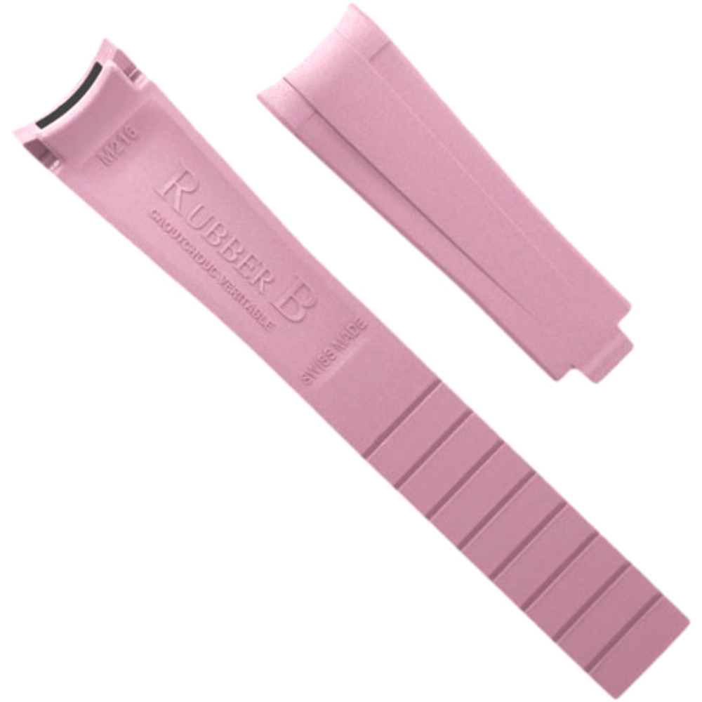Rubber watch strap M216 – Rubber B – Pink