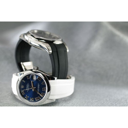 Rubber watch strap M216 – Rubber B – White