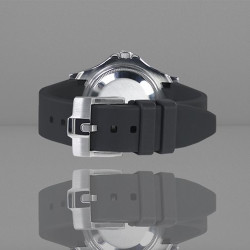 Bracelet en caoutchouc M316 – Rubber B – Noir Tuxedo Velour®