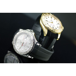 Rubber watch strap M317 – Rubber B – Black