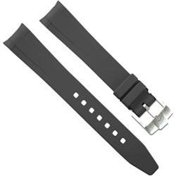 Horlogeband van rubber M317 – Rubber B – zwart