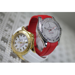 Horlogeband van rubber M317 – Rubber B – rood