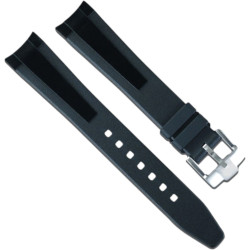 Bracelet en caoutchouc M317 – Rubber B – Noir Tuxedo Velour