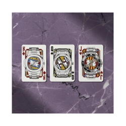 Jeu de cartes à jouer inspiré de l’horlogerie – Steel Watches